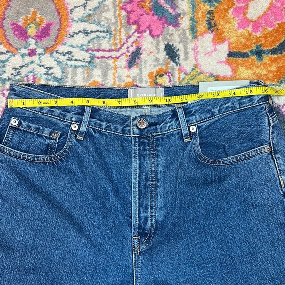 Everlane The 90's Cheeky Jean High Waist No Stretch Medium Blue NWT Size 31 - Picture 11 of 14